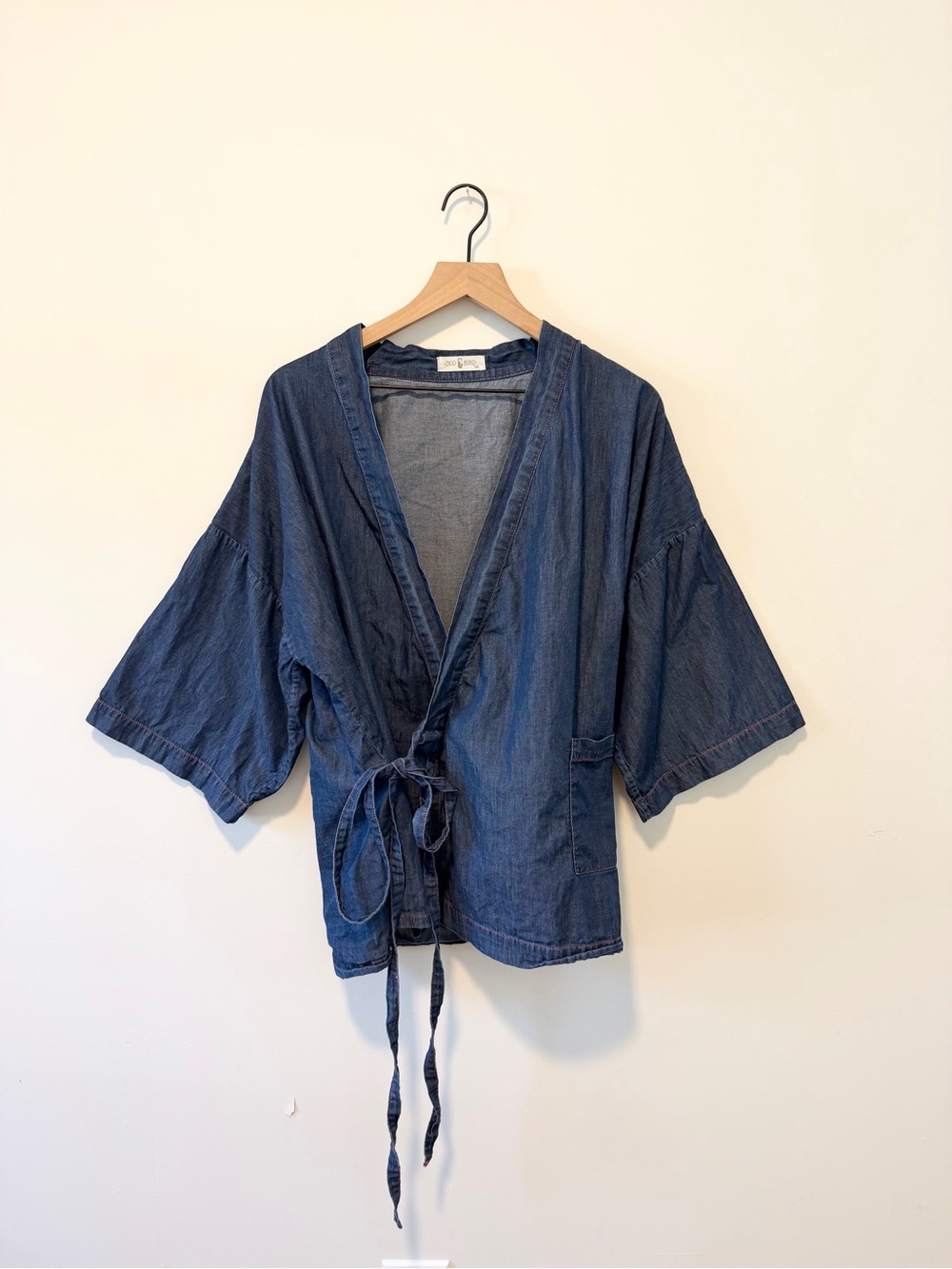 kardes chambray lounge top